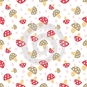 seamless pattern with icons and design elements