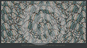 Seamless pattern illustration  abstract shape art photo