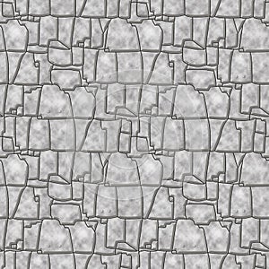 Seamless pattern of inca stones, 3D, texture