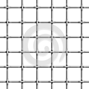 Seamless pattern of jail cell bars. Vector illustration of metal prison cage