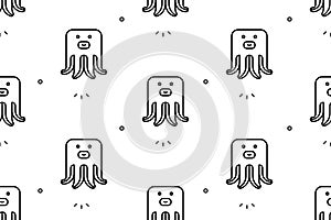 Seamless pattern with Jellyfishs