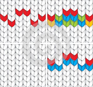 Seamless pattern knitted texture