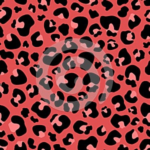 Seamless pattern Leopard print . Leopard background vector illustration