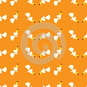 Seamless pattern of light broken bulbs