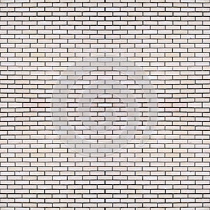 Seamless pattern of light brown brick wall, background texture.