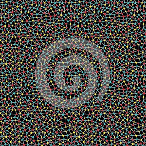 Seamless pattern with lines and dots.