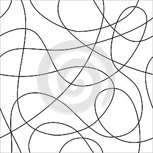 Seamless pattern of loops