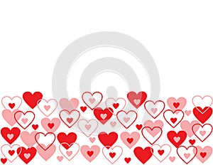 Seamless pattern love abstract background.