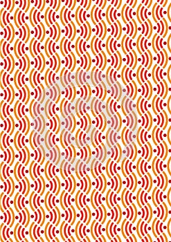 Seamless pattern. Modern stylish texture. Free Wi-Fi icon