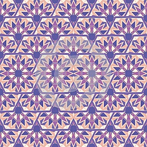 Seamless pattern mosaic oriental. Traditional antique ornament morocco and arabian. Geometry oriental ethnic tile