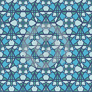 Seamless pattern mosaic oriental. Traditional antique ornament morocco and arabian. Geometry oriental ethnic tile