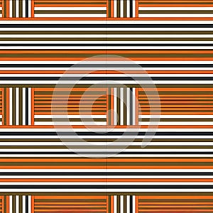 Seamless pattern with motley stripes, All elements of composition located on separate layers and can be easy editable