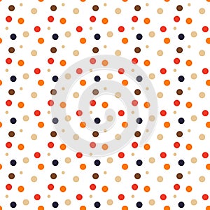 Seamless background of colored circles.