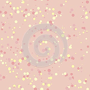 Seamless pattern from multicolored confetti.