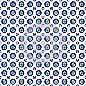 Seamless pattern with nazar photo