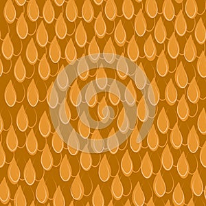 Seamless pattern with orange scales