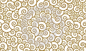 Seamless pattern in oriental style, chinese background.