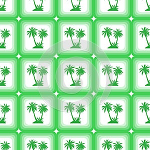 Seamless Pattern, Palms