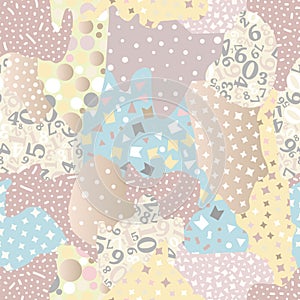 seamless pattern pastel abstract