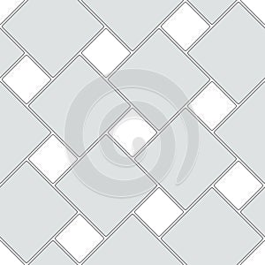 Seamless pattern of paving slabs in the form of squares