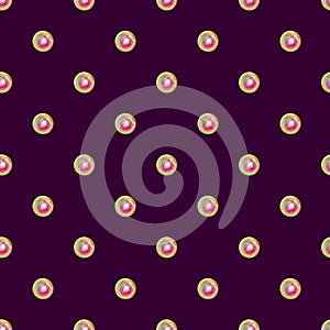 Seamless pattern with pink pearls. Minimalist digital paper