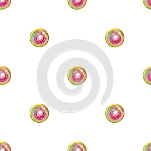 Seamless pattern with pink pearls. Minimalist digital paper