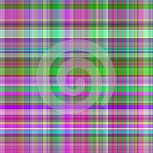 Seamless pattern of plaid fabric