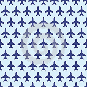 seamless pattern plane simple. wallpaper plane vector