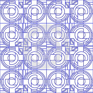 A seamless pattern with purple details, lines.