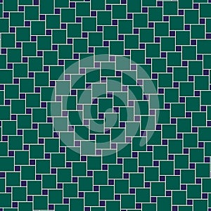 Seamless pattern. Pythagorean tiling. Squares tessellation. Repeated color checks ornament. Square, check shapes background.