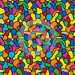 Seamless pattern - rainbow