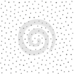 Seamless pattern of random silver dots