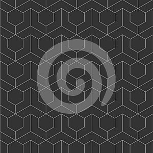 Seamless pattern of randomly connected lines for textiles, texture, creative design and simple backgrounds