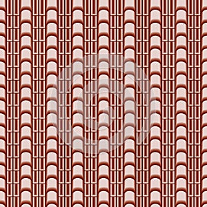 Seamless pattern reminiscent of roofing shingles