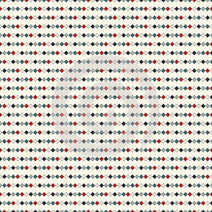 Seamless pattern with repeated squares. Horizontal lines background. Mosaic wallpaper. Minimalist geometric ornament.