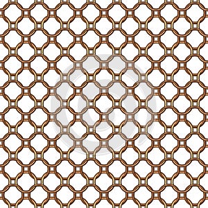 Seamless pattern of ring armour scale