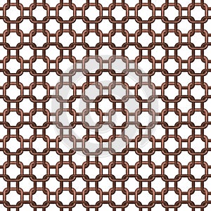 Seamless pattern of ring armour scale