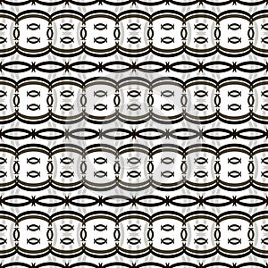 Seamless pattern of roundish crescent-shaped figures