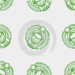 Seamless pattern scarab beetle egypt