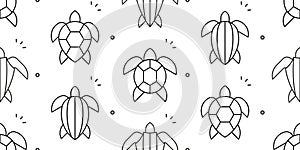 Seamless pattern with Sea Turtles