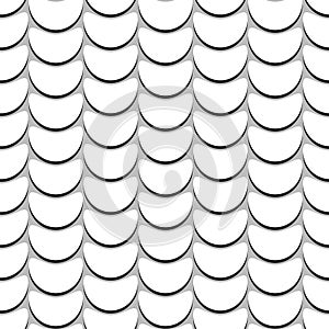 Seamless pattern - Semicircular segments