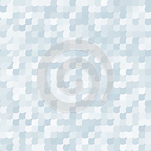 Seamless pattern with silvery and blue scales