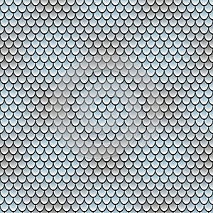 Seamless pattern with silvery scales