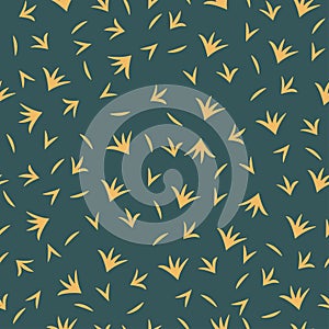 Seamless pattern with simple abstract shapes. Vector graphics