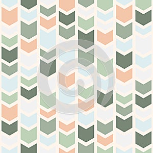 Seamless pattern of simplicity geometric chevron arrows in flat style. ready to use for cloth, textile, wrap and other