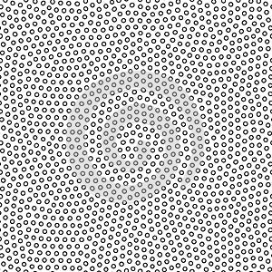 Seamless pattern with small black circles. Minimalist dots background. Black and white vector texture.
