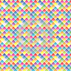 Seamless pattern with small rhomboid shape