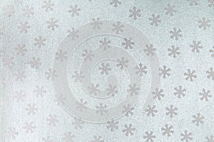 Seamless pattern with snowflake