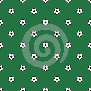 Seamless pattern soccer/Football balls.