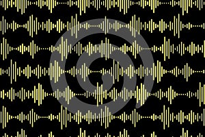Seamless pattern of Sound waves
